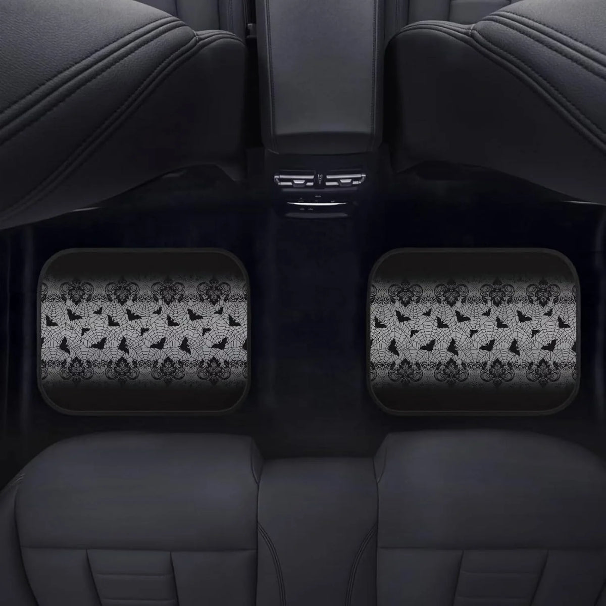 Halloween Bat & Spider Web Car Floor Mats – Set of 4 Car Floor Mats HIP