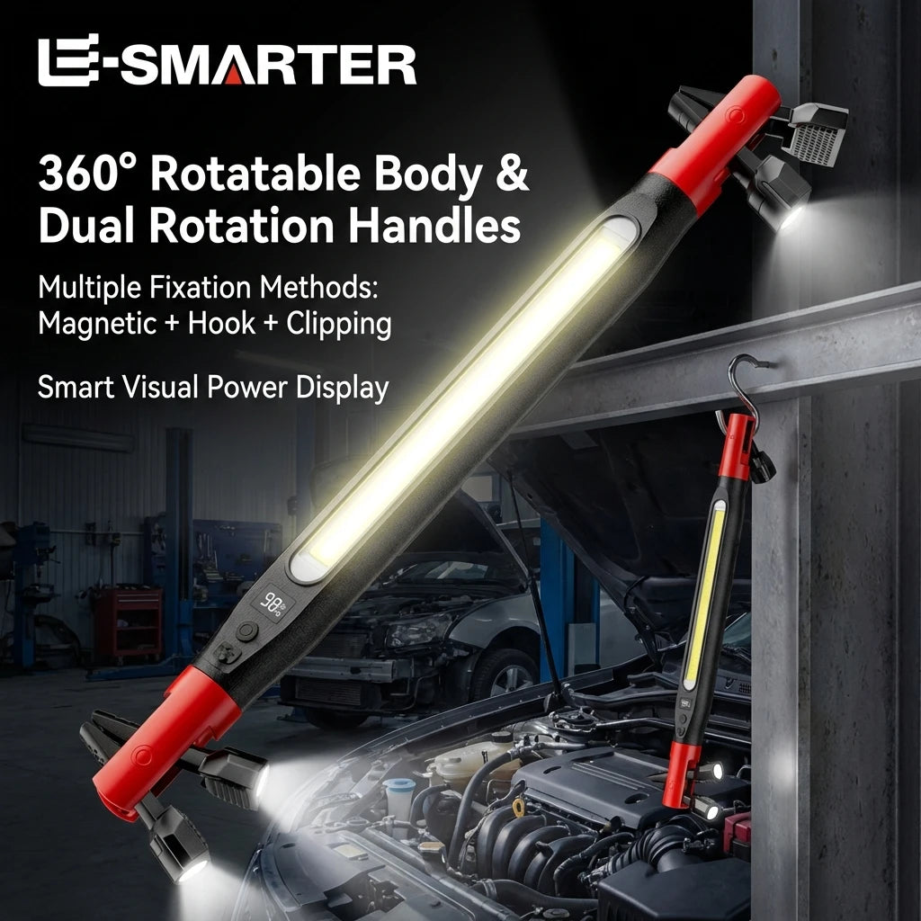 Rechargeable Magnetic LED Work Light 700 Lumen | ESMARTER LED Work Light HIP