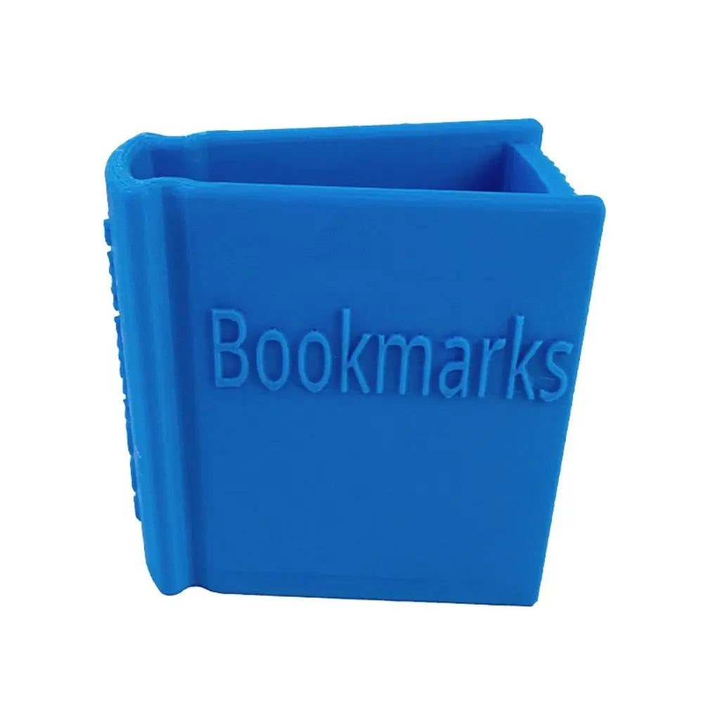 3D Printed Book-Shaped Bookmark Holder & Desk Organizer Desk Organizer HIP