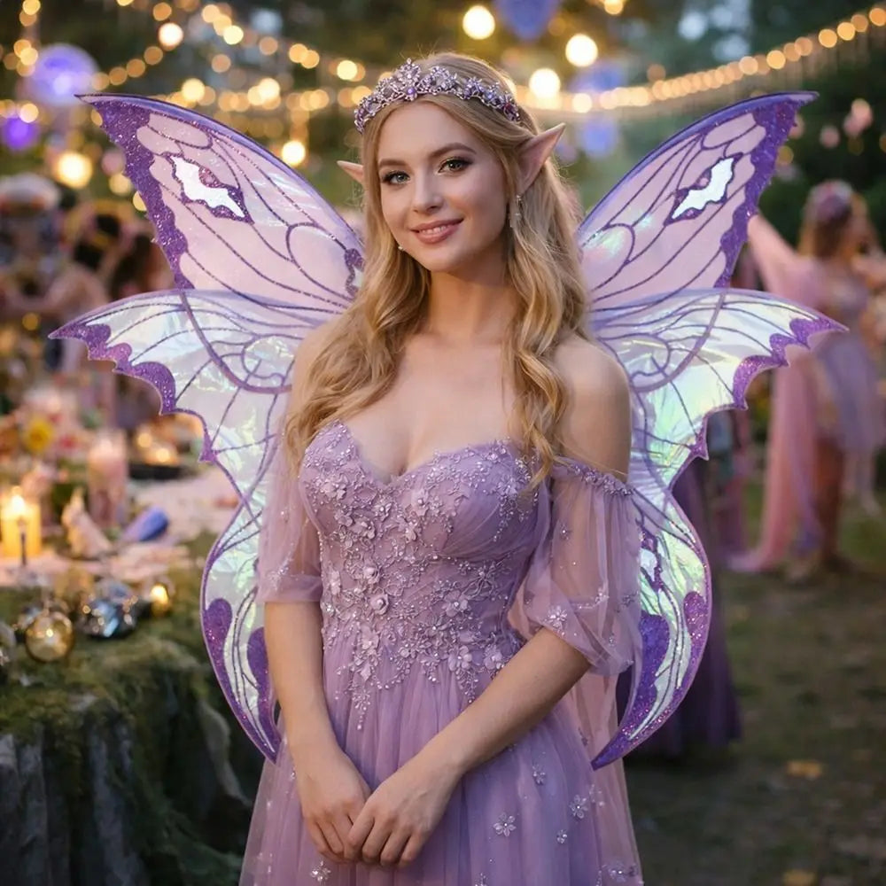 Sparkling Fairy Butterfly Costume Wings – Women & Girls Costume Fairy Wings HIP