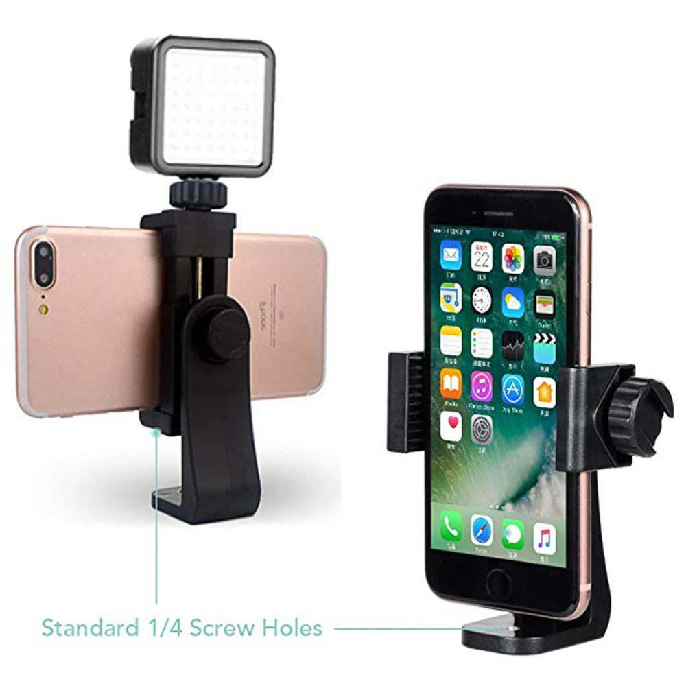 360° Universal Smartphone Tripod Mount & Clip Holder | HIP Smartphone Tripod Mount HIP