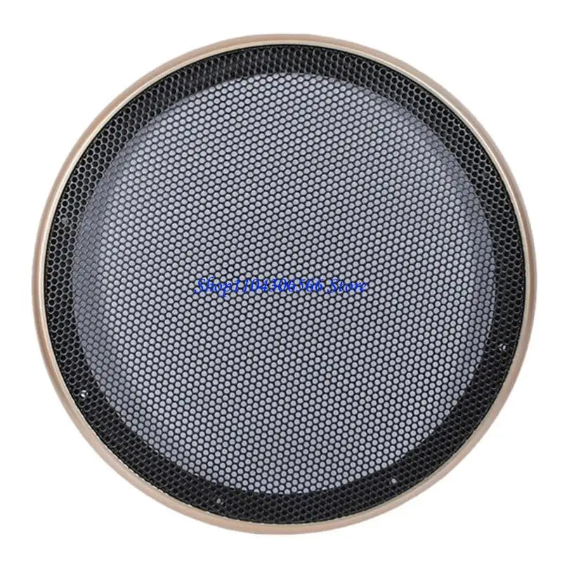 10" Loudspeaker Grill Mesh Guard – High-Gloss Metal ABS Cover Speaker Grill Cover HIP
