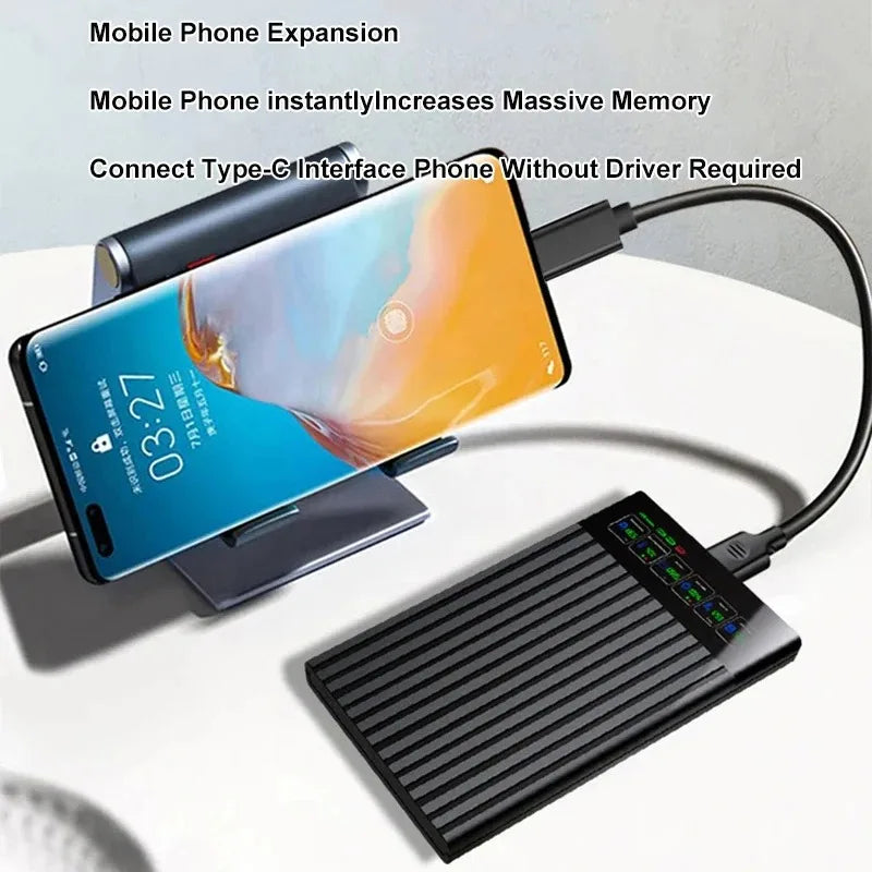 2.5" SATA USB 3.1 HDD Enclosure with Digital Display – 8TB HDD Enclosure HIP
