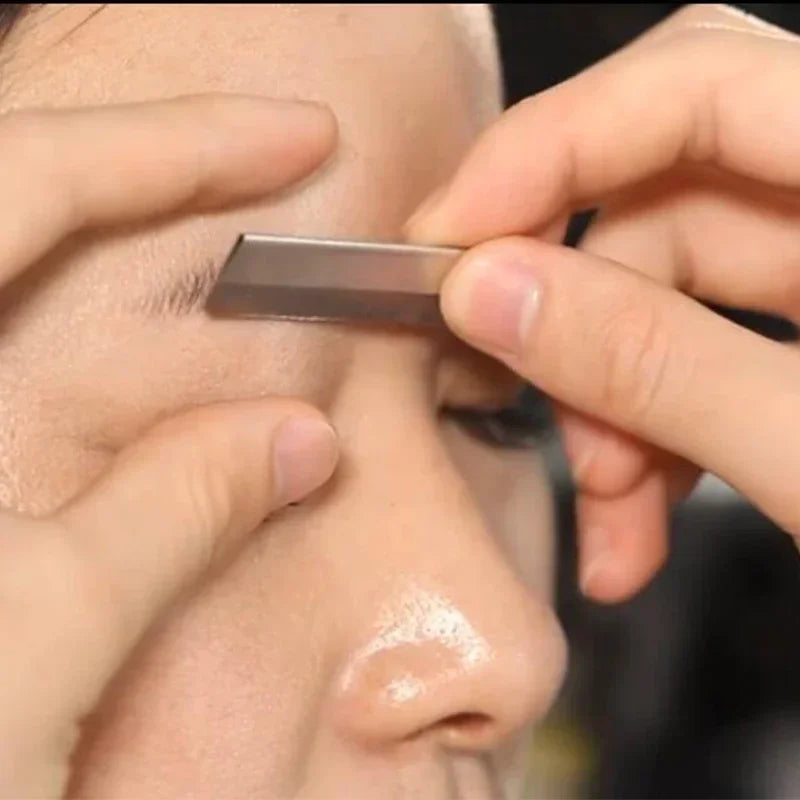 Stainless Steel Eyebrow Blades – Microblading Razor 10–100 Pcs Eyebrow Shaping Blades HIP