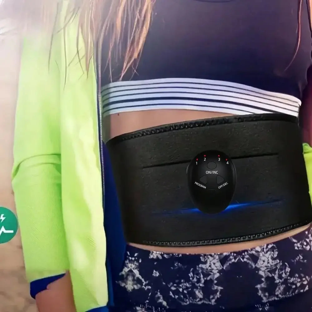 EMS Abdominal Muscle Stimulator Belt – ABS Fitness Trainer EMS Fitness Belt HIP