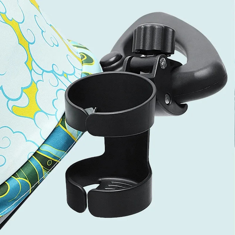 2-in-1 Baby Stroller Cup & Phone Holder – Universal Fit Stroller Cup Holder HIP