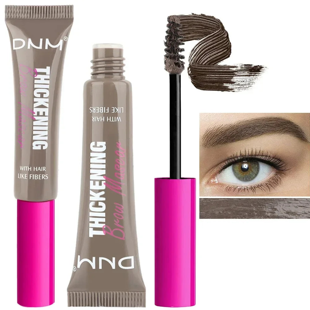 Fiber Brow Mascara Lasting Natural Eyebrow Dyeing Cream Thickening Texture Eye Brow Styling Cream Volumizing Effect HIP 02 Cool Blonde