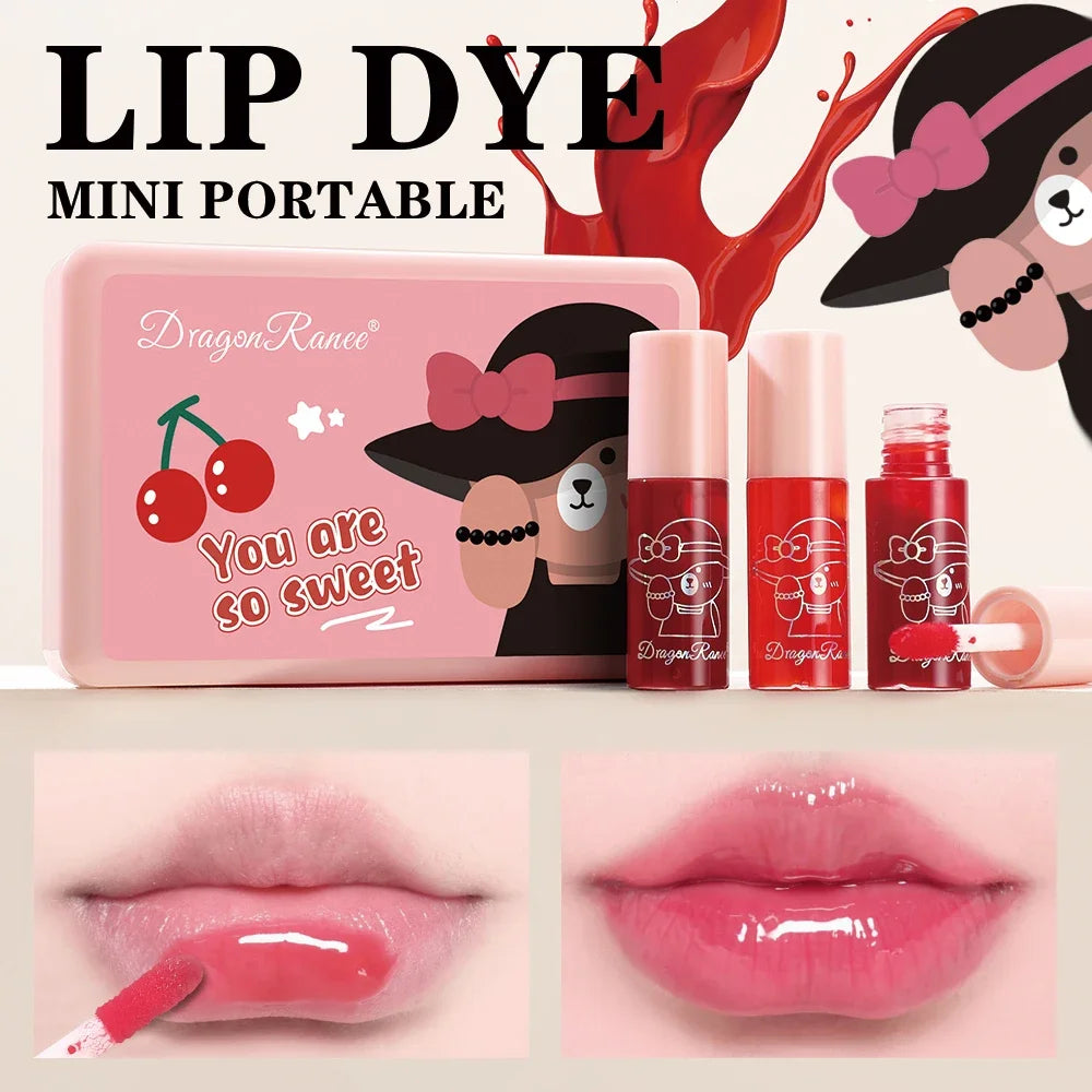 Dragon Ranee Mirror Glaze Lip Gloss Set – 6 Mini Shades Lip Gloss Set HIP