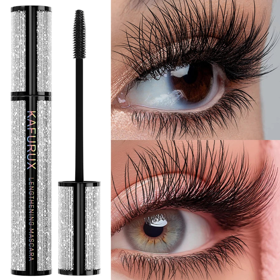 1PC 5D Black Lengthening Mascara Eyelashes Extension Eye Lashes Brush Beauty Korean Makeup Long-wearing Cosmetic Gift Waterproof HIP