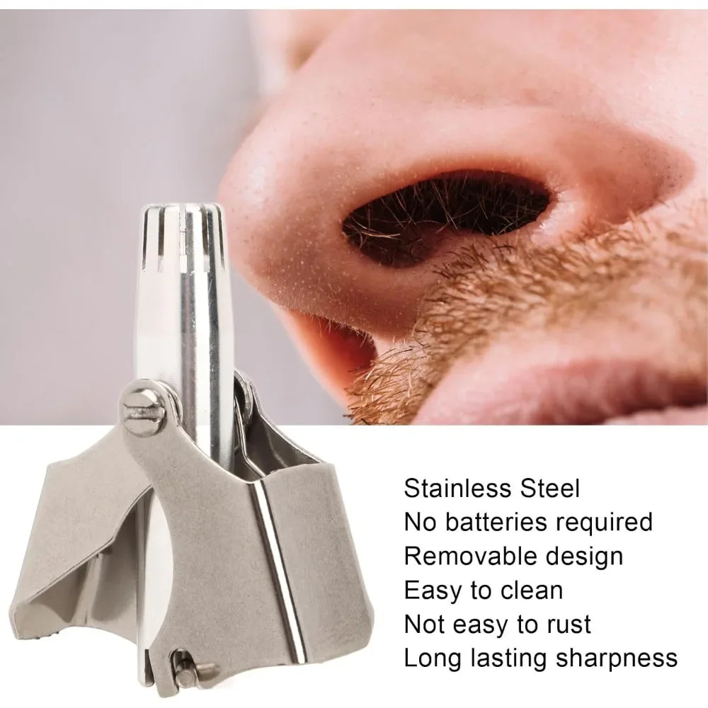 Manual Nose Hair Trimmer – Stainless Steel & Waterproof | HIP Nose Hair Trimmer HIP