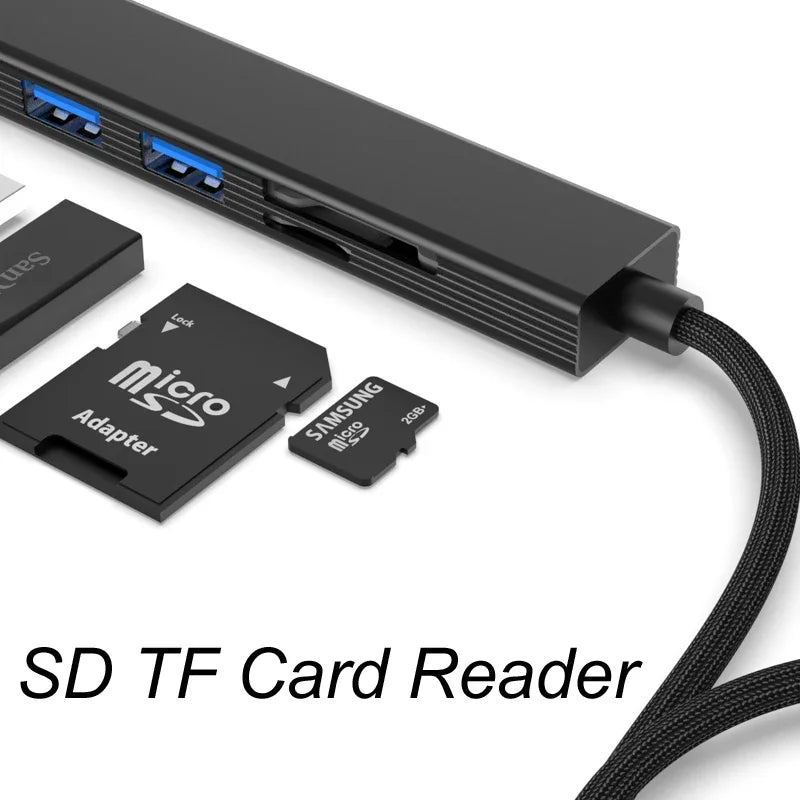 8-Port USB-C Hub with SD Card Reader & Charging Dock USB-C Hub Dock HIP
