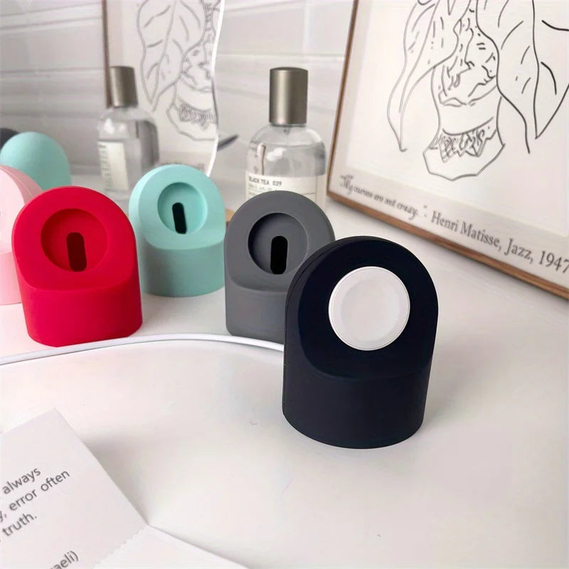 Silicone Apple Watch Charger Stand – Series 8/7/6/SE/5/4 Watch Charger Stand HIP