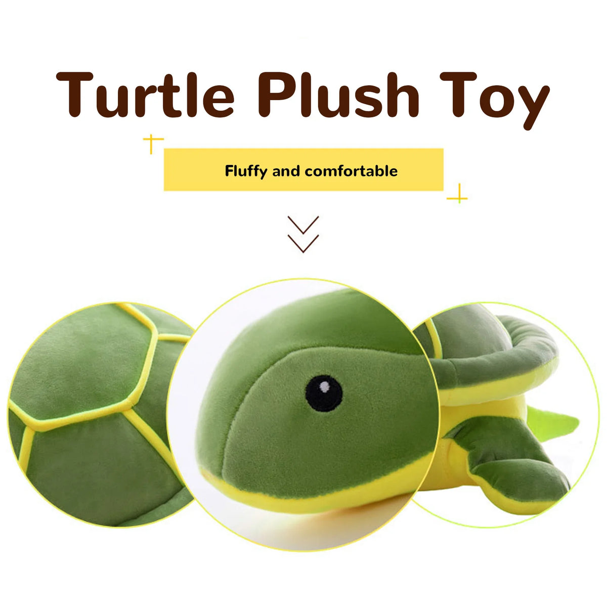Ocean Turtle Plush Pillow Turtle Plush Adorable Soft Stuffed Sea Turtle for Pillow Birthday Holiday Present Turtle Plush HIP