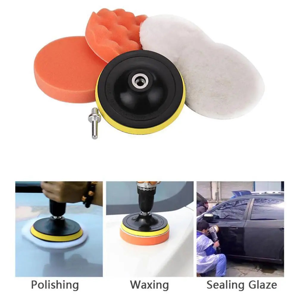 Car Polish Pad 3/4inch For M10/M14 Soft Wool Machine Waxing Polisher Car Body Polishing Discs Cleaning Removes Scratches Tool HIP
