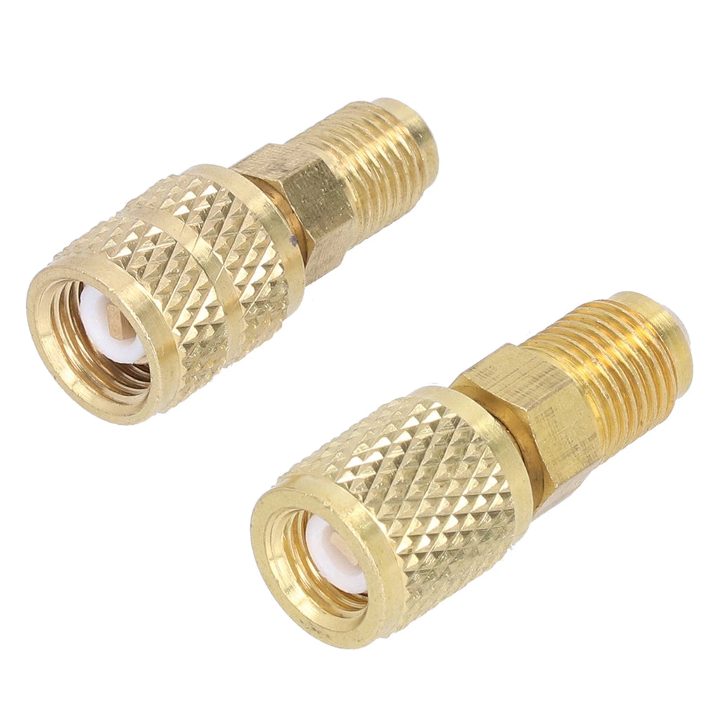 Air Conditioner Converter R410 to R22 Adapter 1/4SAE Air Conditioner High Voltage Interface Conversion Head R410 to R22 Adapter HIP