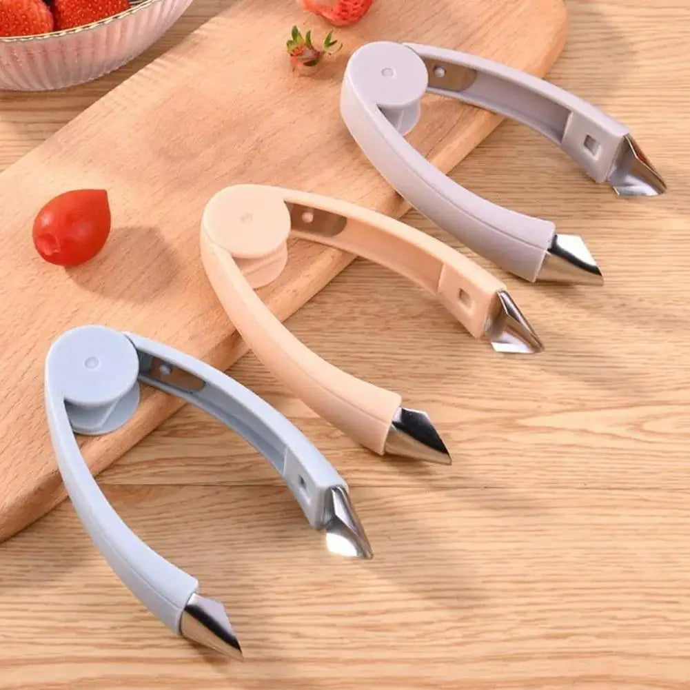 Kitchen Stainless Steel Pineapple Eye Corer Fruit Vegetable Knives Stem Remover Clip Strawberry Huller Peeler Tweezers Gadgets HIP