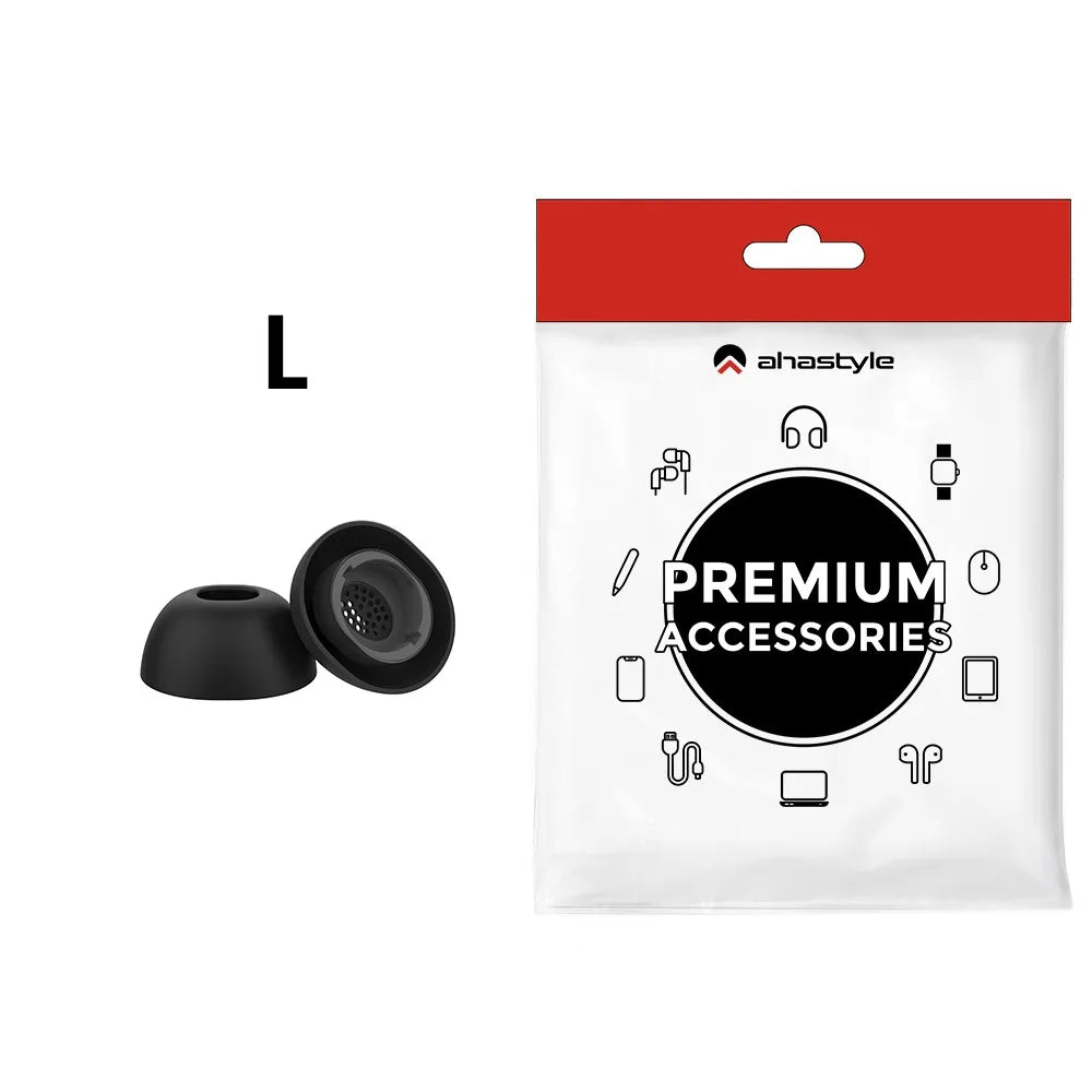 Silicone Eartips for Samsung Galaxy Buds 3 Pro – S/M/L Earphone Eartips HIP Black-L