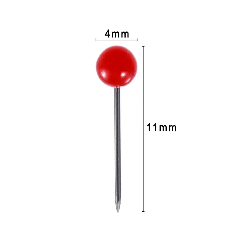 500-Piece Colored Push Pins – Map Tacks & Thumbtacks Set Push Pin Set HIP