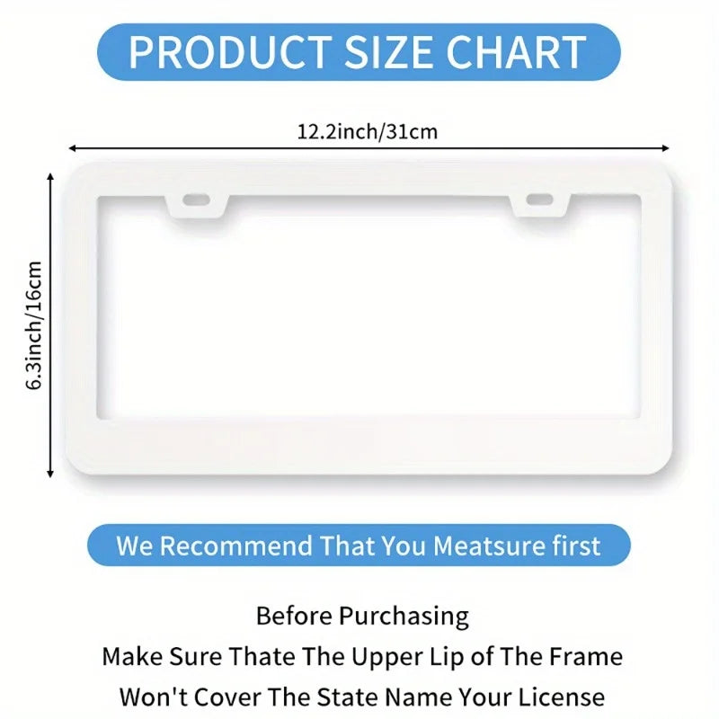 Christmas Gingerbread Man License Plate Frames – 2 Pack License Plate Frame HIP