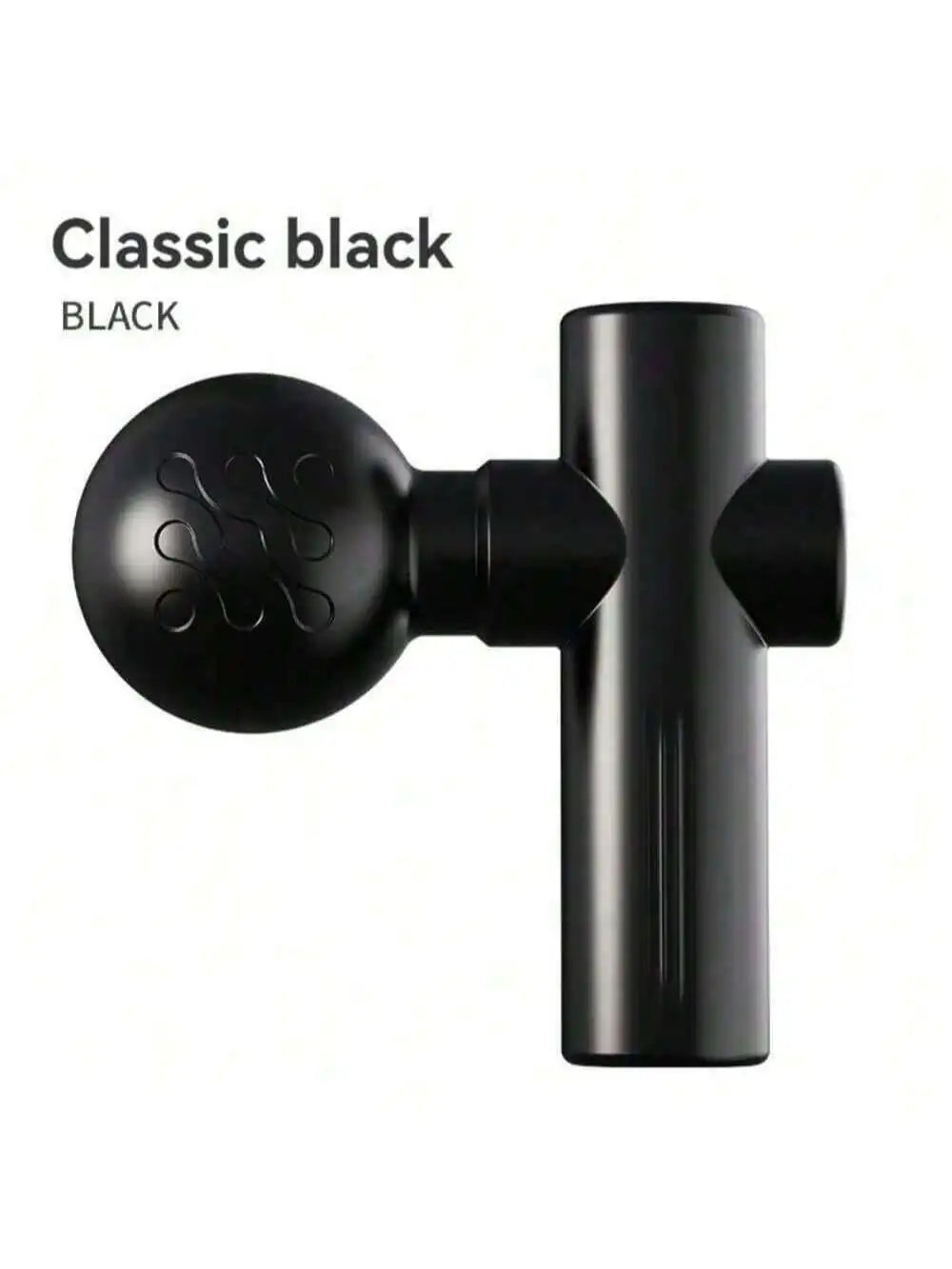 Mini Rechargeable Massage Gun – Portable Muscle Relaxation Mini Massage Gun HIP black