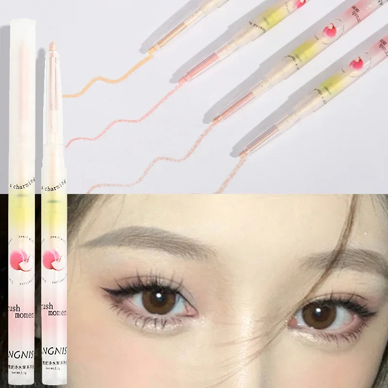Champagne Gold Lying Silkworm Shadow Pen Natural Matte Pearlescent Water Proof Lasting Glitter Eyeliner Eye Makeup Beauty Tools HIP