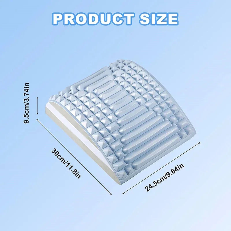 Back & Neck Stretcher Pillow – Acupressure Lumbar Support Back Neck Stretcher HIP