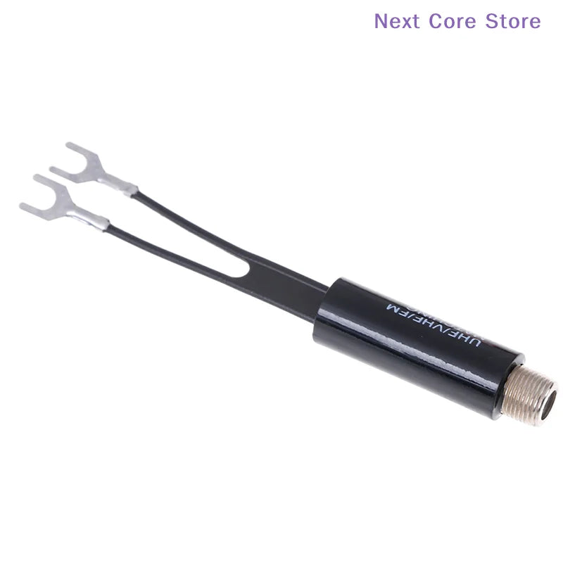 2-Pack UHF VHF FM TV F-Connector 75-300 Ohm Antenna Adapter Antenna Adapter HIP