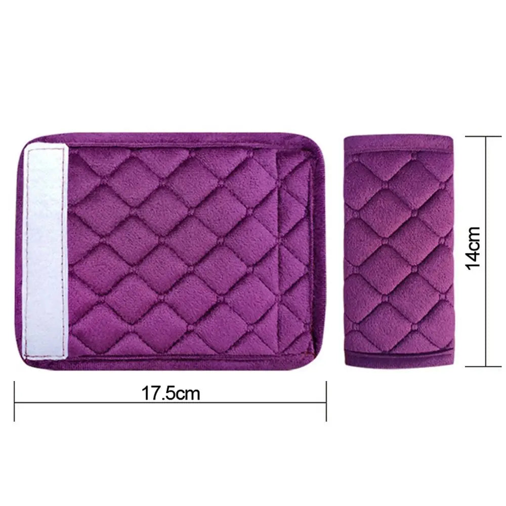 Plush Car Door Handle Covers – Protective Interior Trim (2 Pcs) Car Door Handle Cover HIP