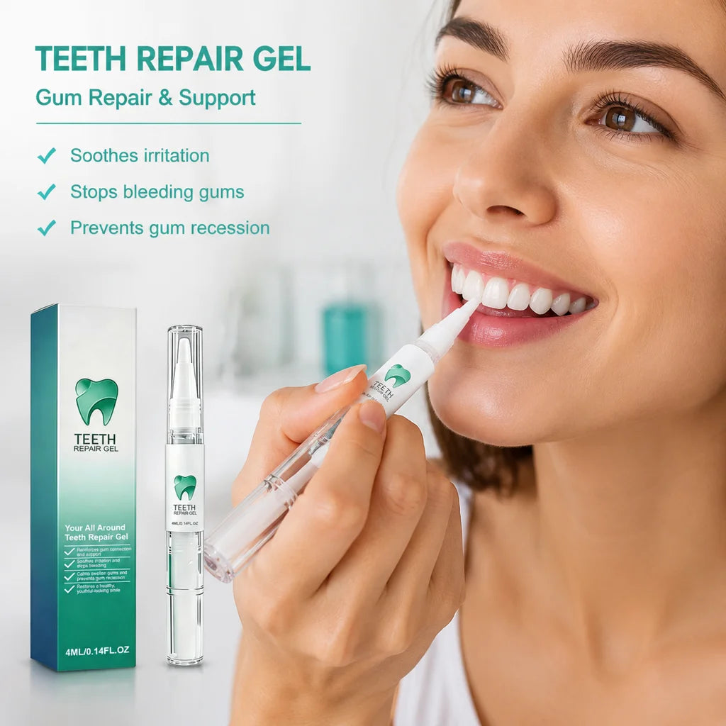 Teeth Brightening Gel Serum – Mint Fresh Breath & Gum Care Teeth Whitening Gel HIP