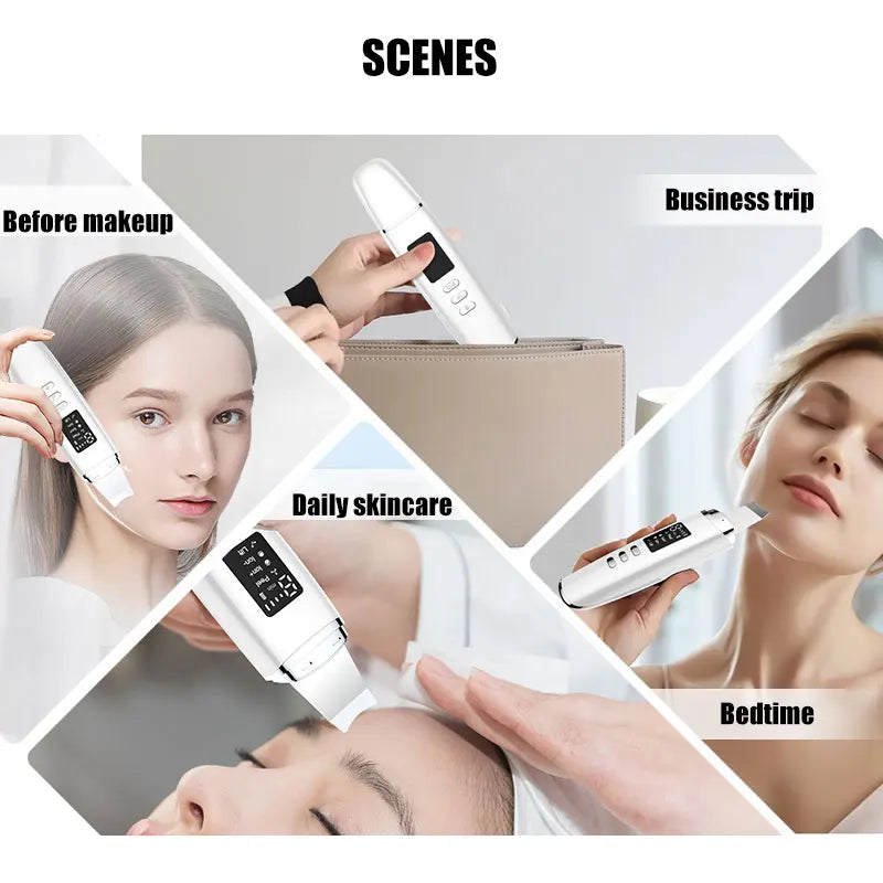 3-in-1 Ultrasonic Skin Scrubber & Facial Lifting Device | HIP Facial Cleansing Device HIP