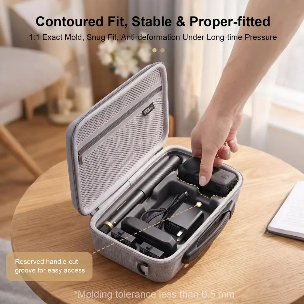 For Insta360 X6 Hard-Shell Storage Case Portable Shock-Absorbing Shoulder Bag for Insta360 X6 Accessory Travel Carrying Case HIP