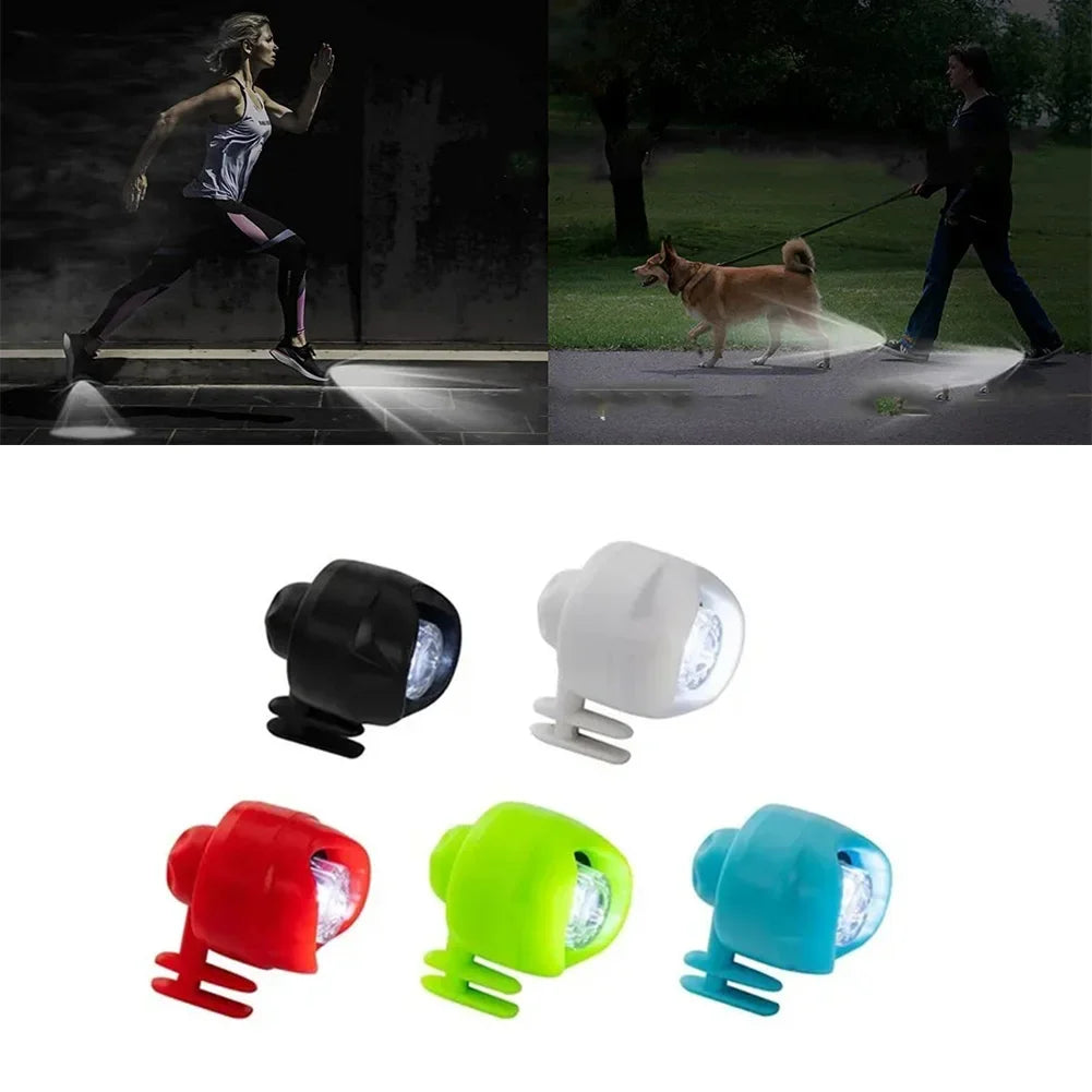 1/2Pcs LED Light for Croc Shoes IPX5 Waterproof Shoes Lights Headlights for Haking Light for Adults Kids Decoration Funny Shoe HIP