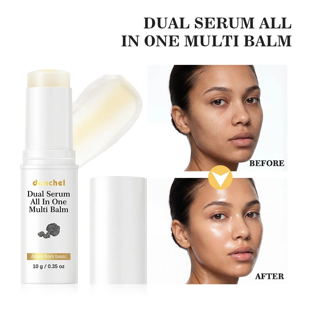 Vitamin C& Collagen Multi Balm Stick Double Serum Vegan Skin Care Anti Wrinkle Eye Treatment Dark Spot Corrector Collagen Balm HIP