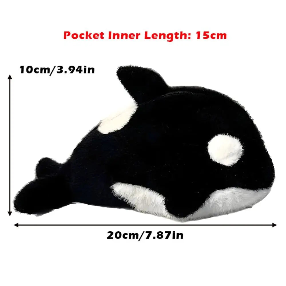 Kawaii Marine Animal Plush Pencil Case – Whale, Shark & Dolphin Plush Pencil Case HIP
