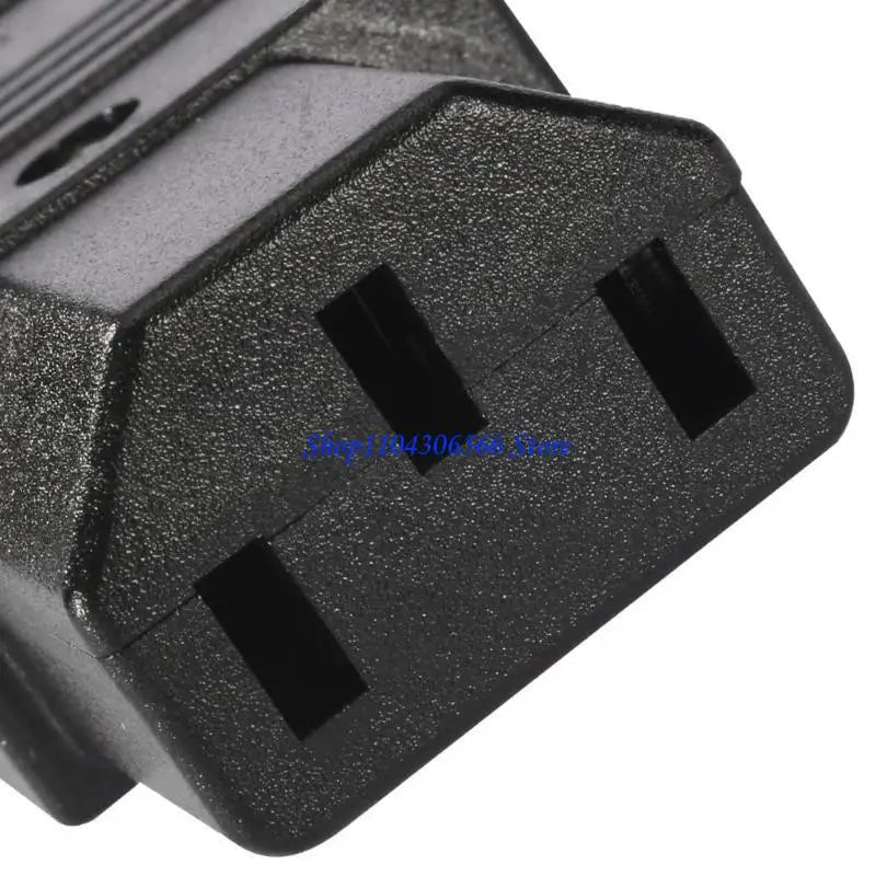 IEC C14 Male & C13 Female Power Plug Adapters – 5-Pack Power Plug Adapter HIP