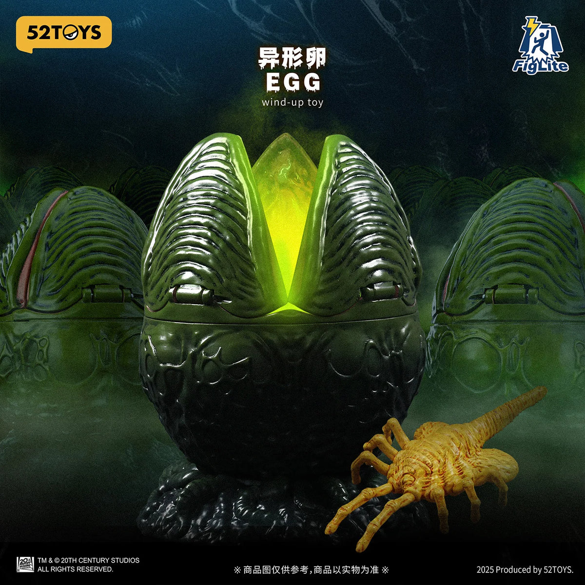 52TOYS BEASTBOX Alien Facehugger Transformable Action Figure Transformable Action Figure HIP