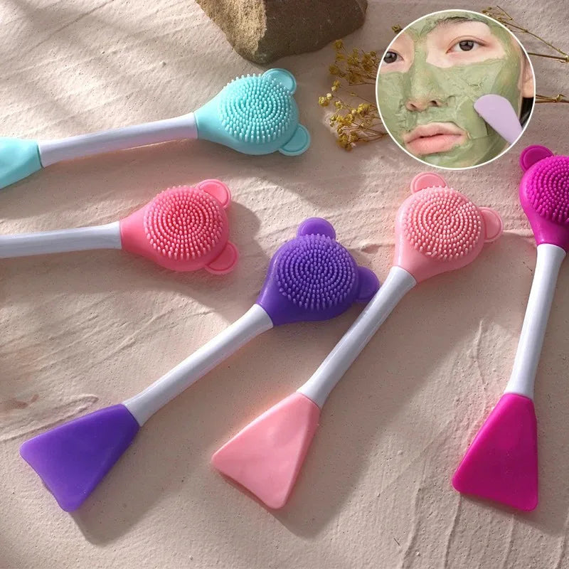 Silicone Face Mask Brush & Spatula – Double-Ended Applicator Face Mask Applicator HIP