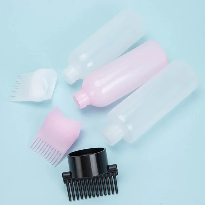 4 Colors 60OZ Portable Scalp Applicator Liquid Comb Hair Roots Massage Medicine Comb Hair for Hair Growth Serum Oil Nourish HIP