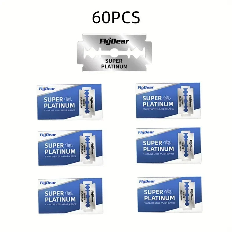 Double Edge Safety Razor Blades – Stainless Steel 30/50/100 Pack Safety Razor Blades HIP C579-60pcs
