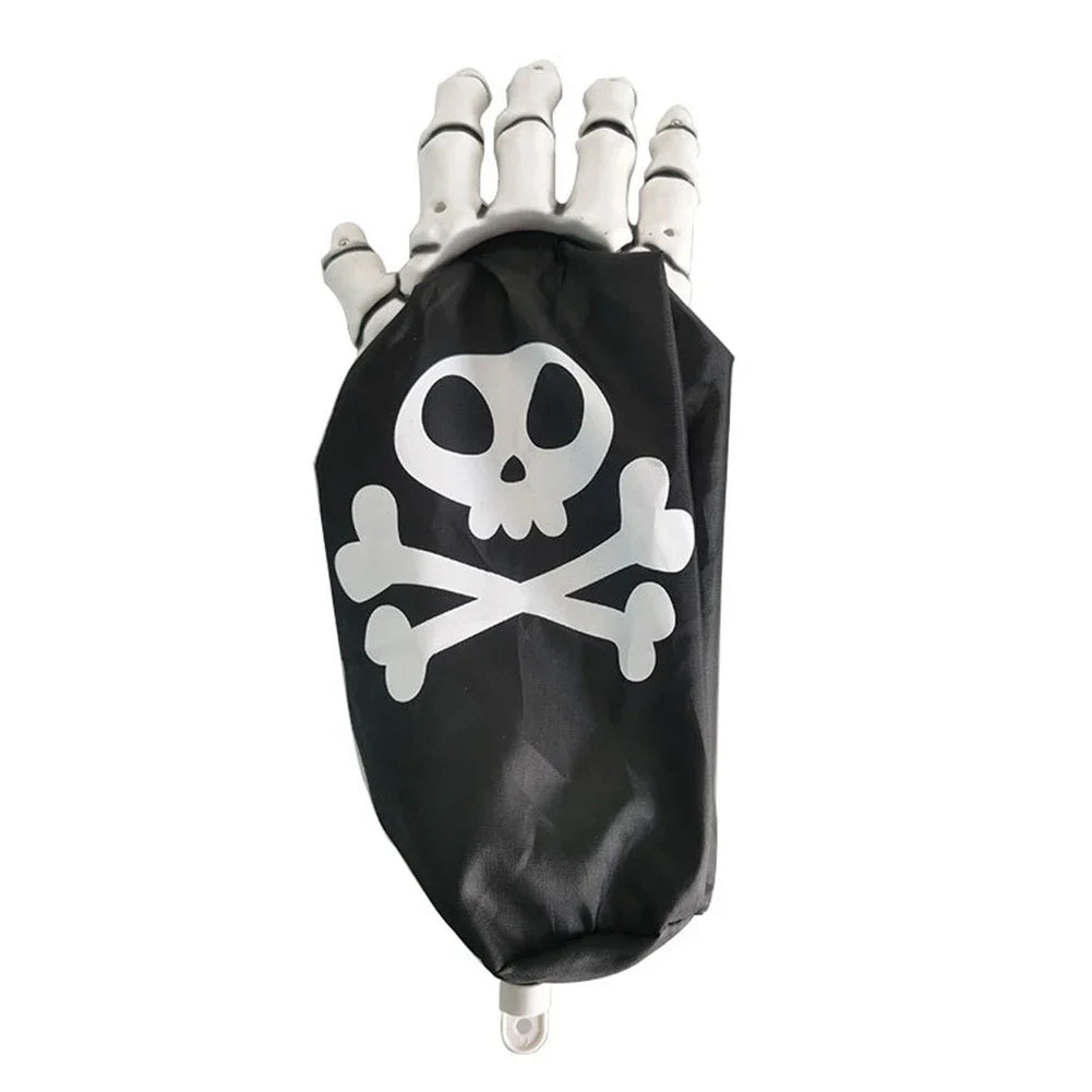 Large Capacity Halloween Pumpkin Treat Bag Claw Hand Design Reusable Candy Bag For Kids Trick‑or‑Treating Party Decoration Prop HIP 02