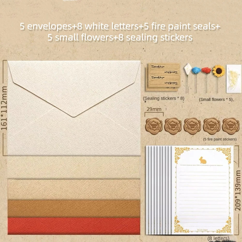 Chinese Style Burlap Vintage Envelopes – Stationery & Invitations Decorative Envelopes HIP 2