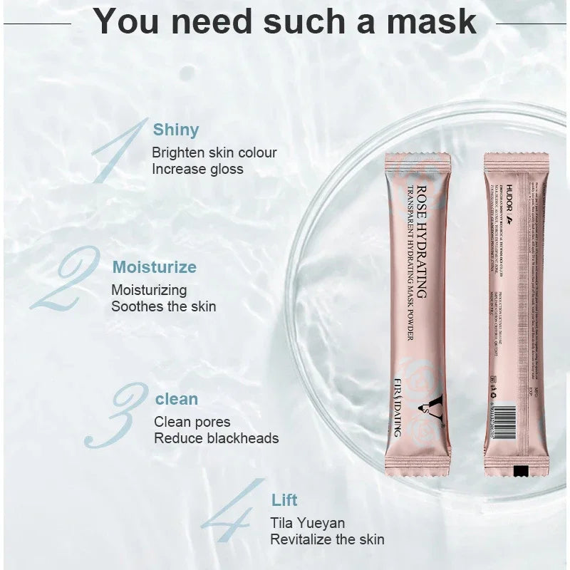 Rose Collagen Hydro Jelly Mask Powder – DIY Peel-Off Face Mask Peel-Off Face Mask HIP