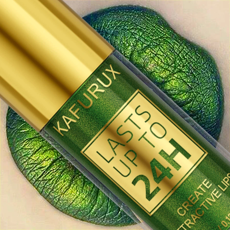 KAFURUX 3-Color Glitter Lip & Eye Pencil – Waterproof Shimmer Glitter Lip Pencil HIP