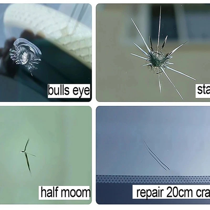 DIY Car Windshield Crack Repair Kit – Nano Glass Repair Fluid Windshield Repair Kit HIP