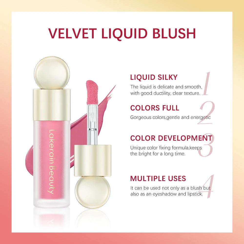 Blush Liquid Blusher Real Makeup Blush Matte Palette Blusher Cosmetics Products Liquid Cream Stick Pink Face raremakeup Beauty HIP
