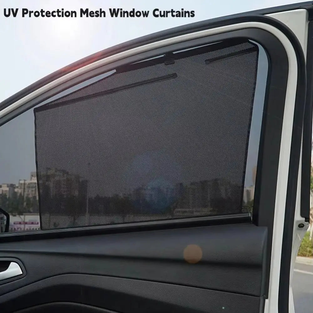 Retractable Car Side Window Sunshade – UV & Heat Block Car Window Sunshade HIP
