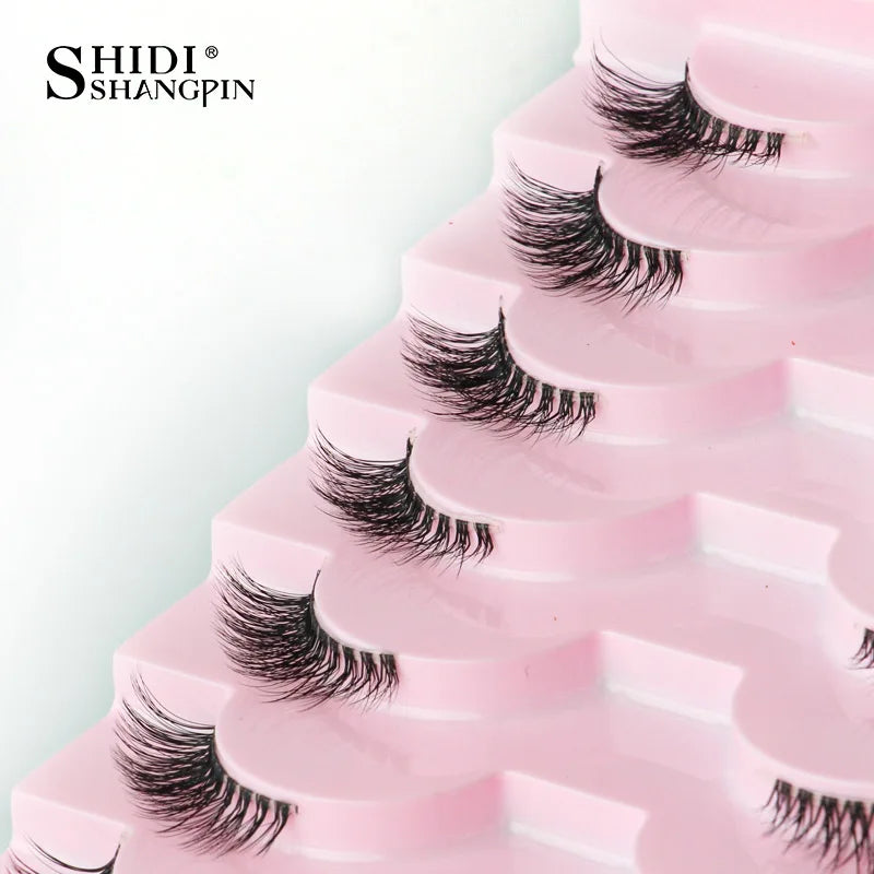 YSDO 3/10 Pairs Half Lashes Cat Eyelash Natural Long Fake Eyelashes Handmade Fluffy 3D Mink Lashes Extension Make up Maquiagem HIP