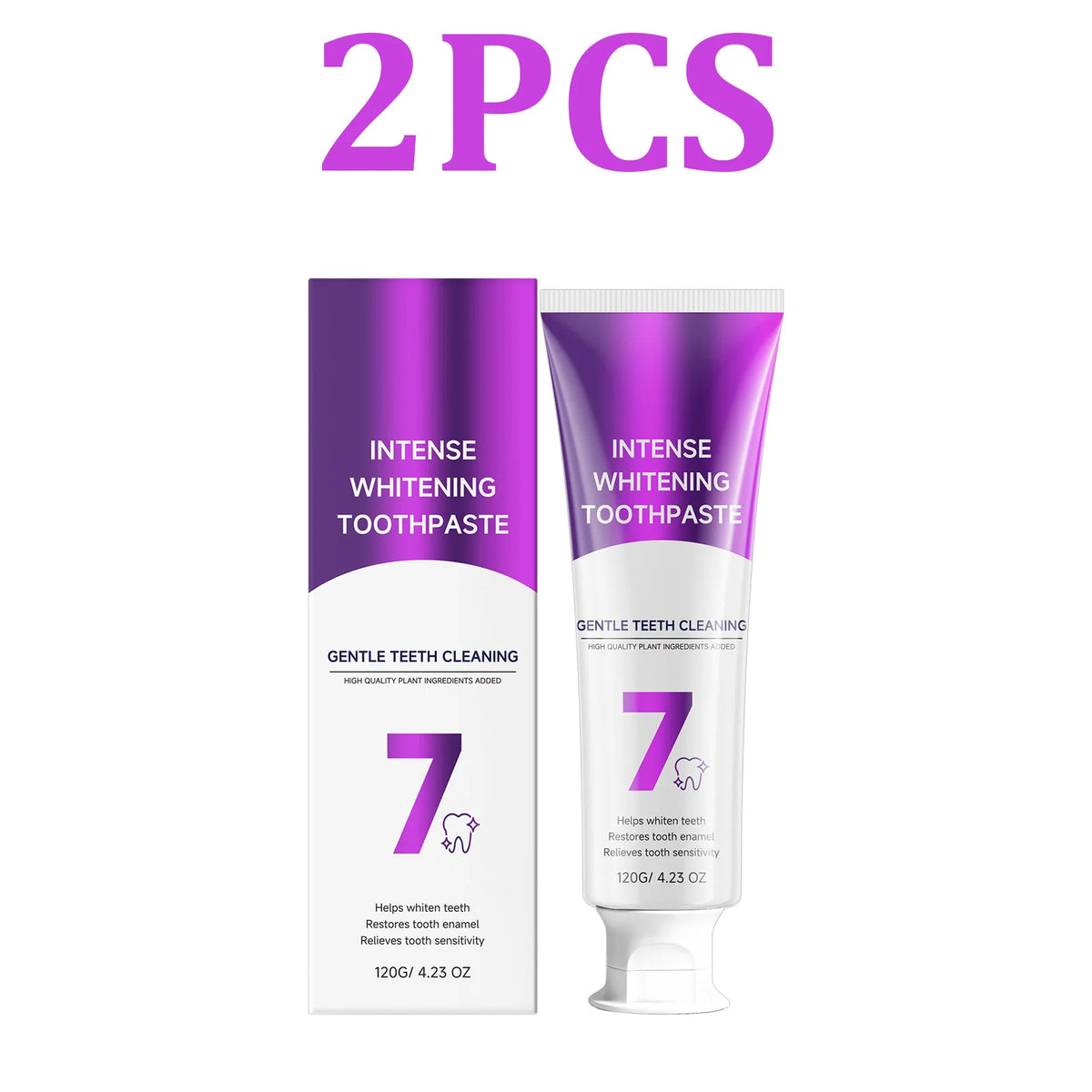 Hydroxyapatite Mint Toothpaste – Stain Removal & Fresh Breath Whitening Toothpaste HIP 2PCS