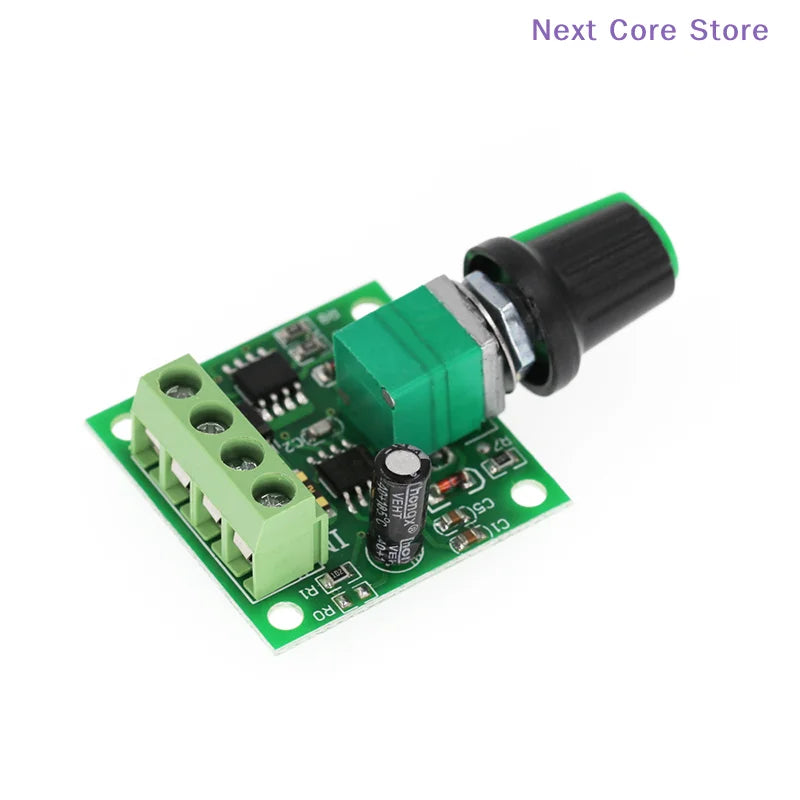 Mini DC Motor Speed Controller 1.8V–15V PWM Regulator Module Motor Speed Controller HIP