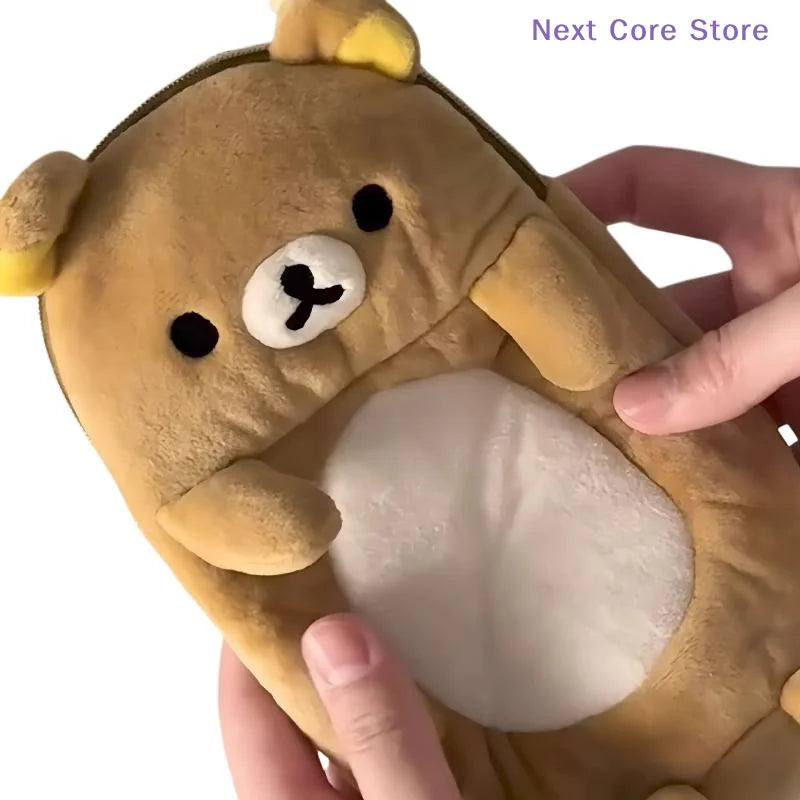 Cute Bear Pencil Case – Large Capacity Student Stationery Bag Pencil Case HIP